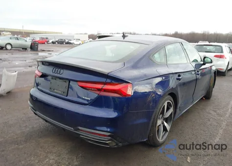 2024 Audi A5 Sportback Premium Plus 45 Tfsi Quattro S Tronic z USA, uszkodzony, nr VIN WAUFACF56RA097060